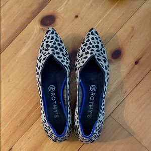 Rothy's cheetah print  Patterned Flats